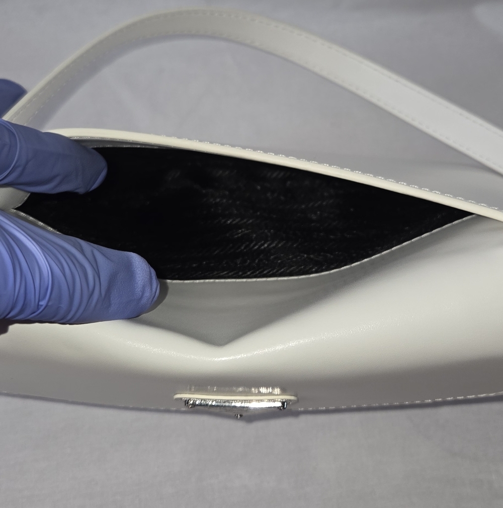 Prada Cleo Flap Leather Handbag - Picture 11 of 16